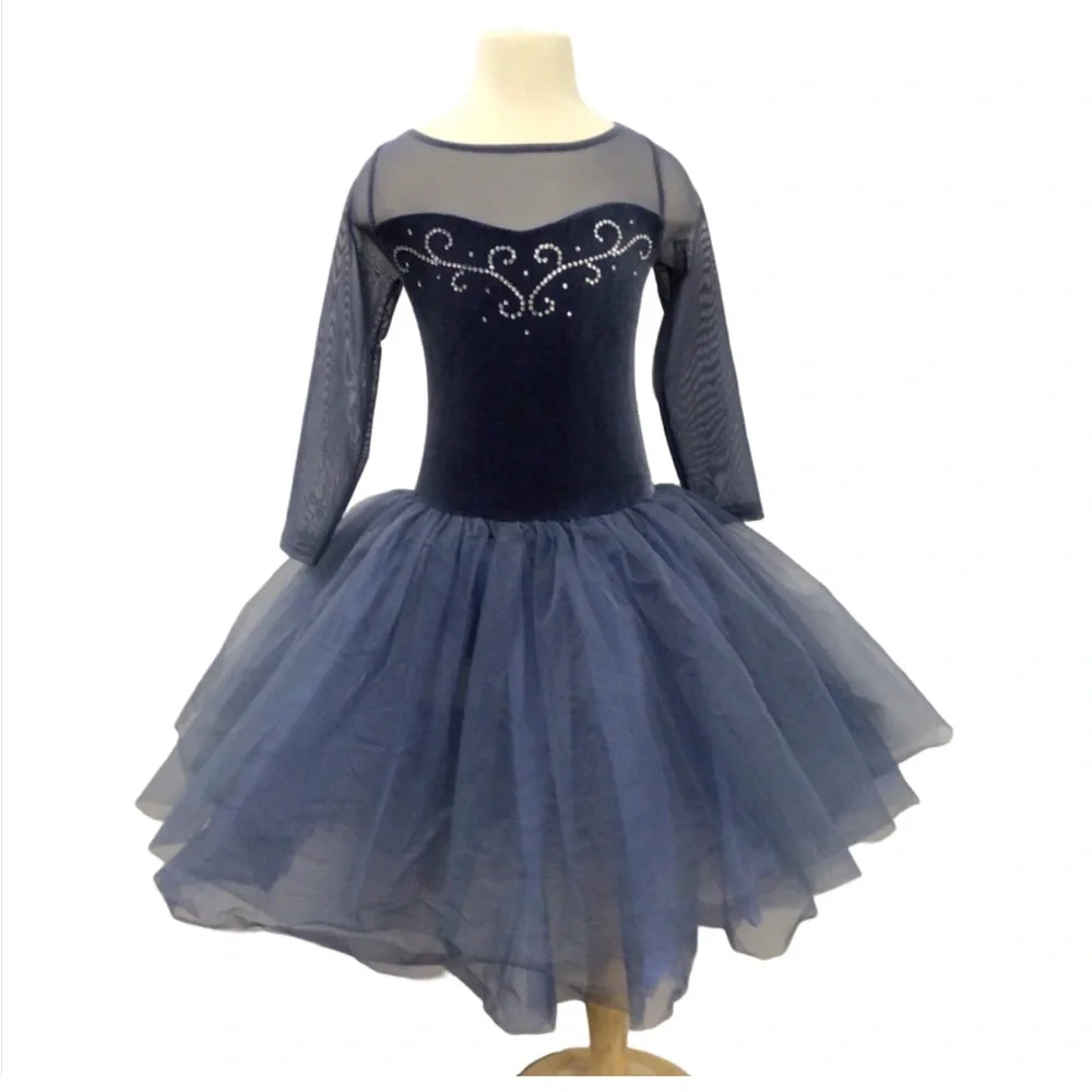 Weissman | Night Hunters Indigo Blue Ballet Tutu Costume, Size XLC LC MA